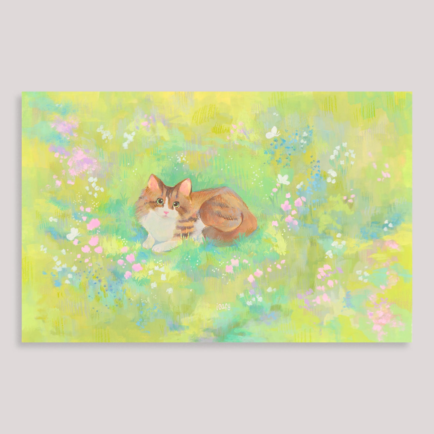 Brown Cat Print