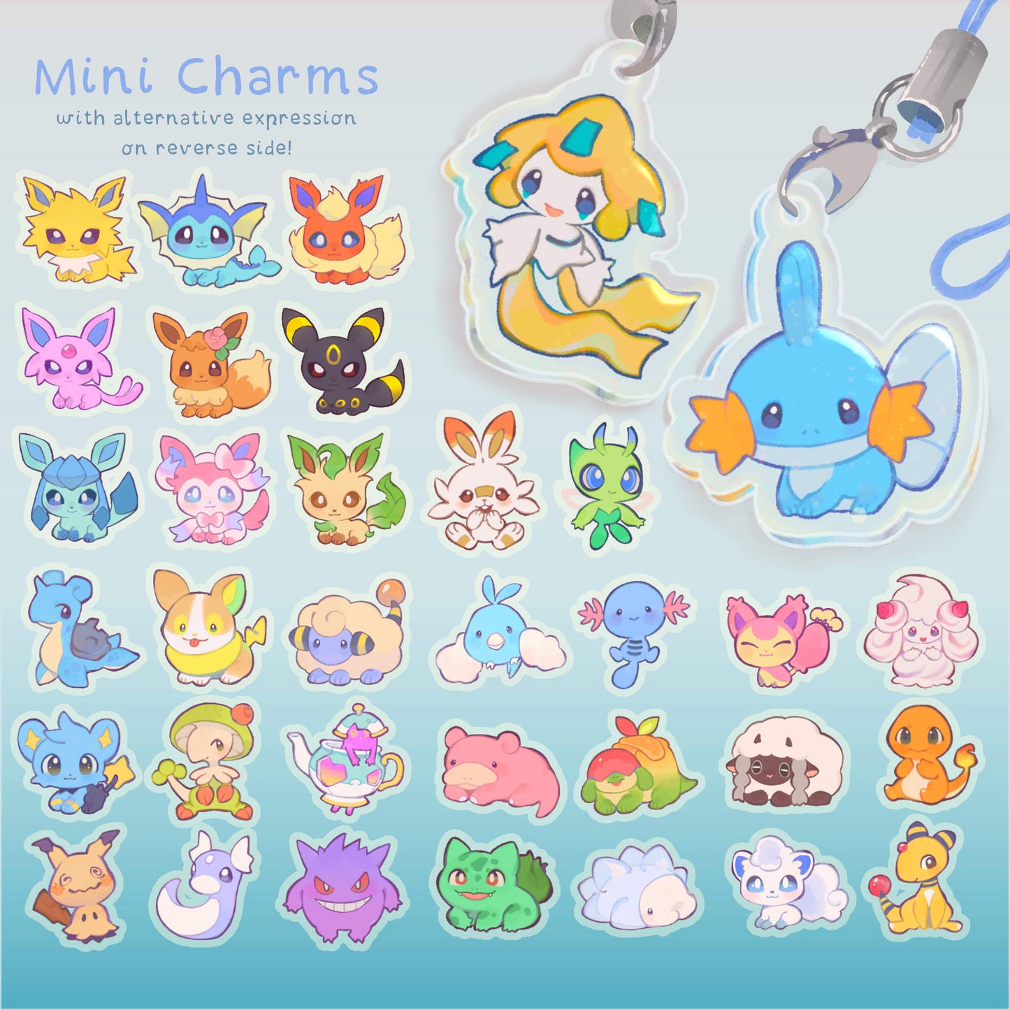 ALL NEW Pkmn Mini Charms
