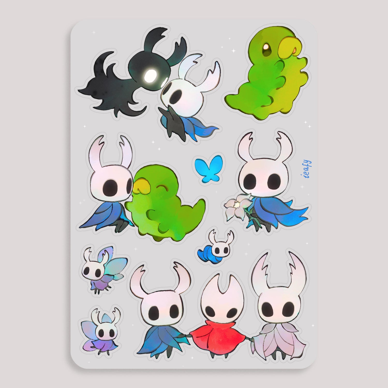 Hollow Knight Sticker Sheet