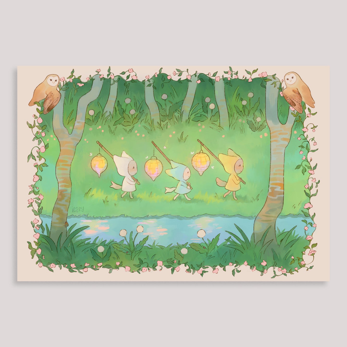 Lantern Bearers Print