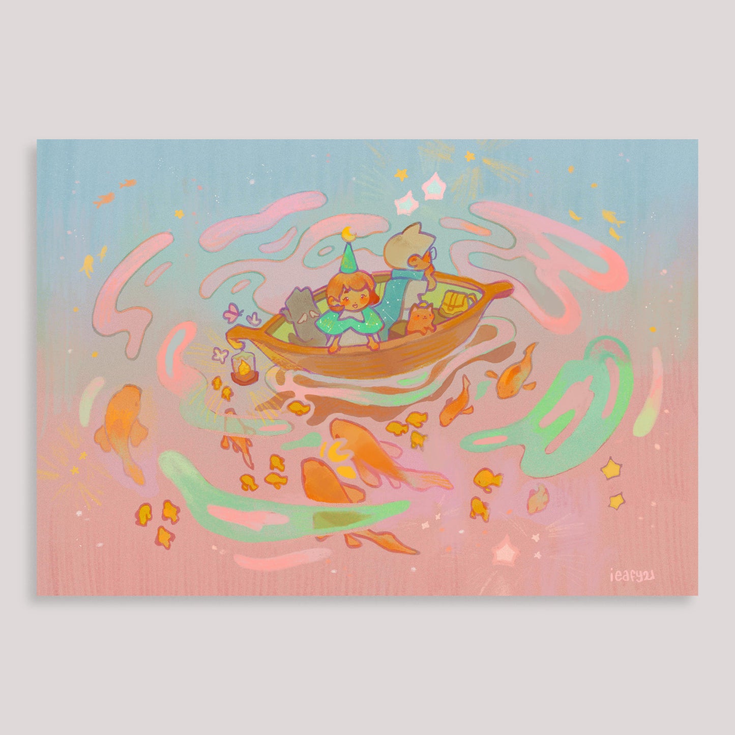 Pink Lake Print