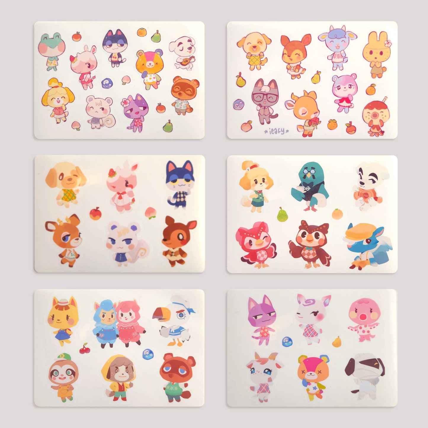 Animal Crossing Sticker Sheets