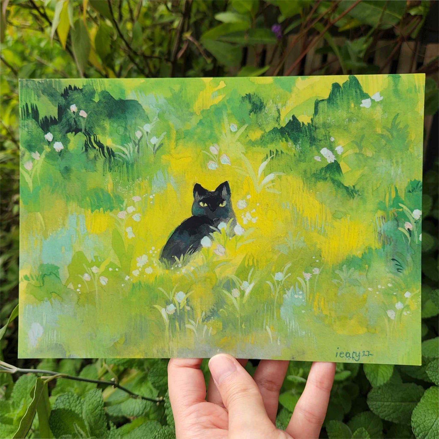 Lush Cat Print