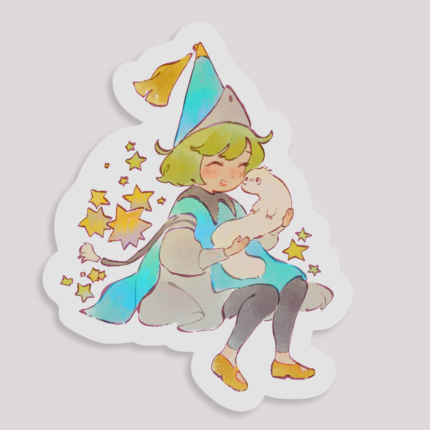 Coco and Brushbuddy Sticker