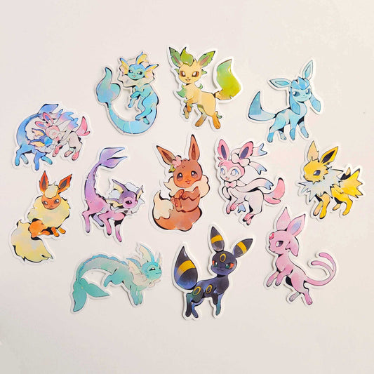 Eeveelutions Stickers