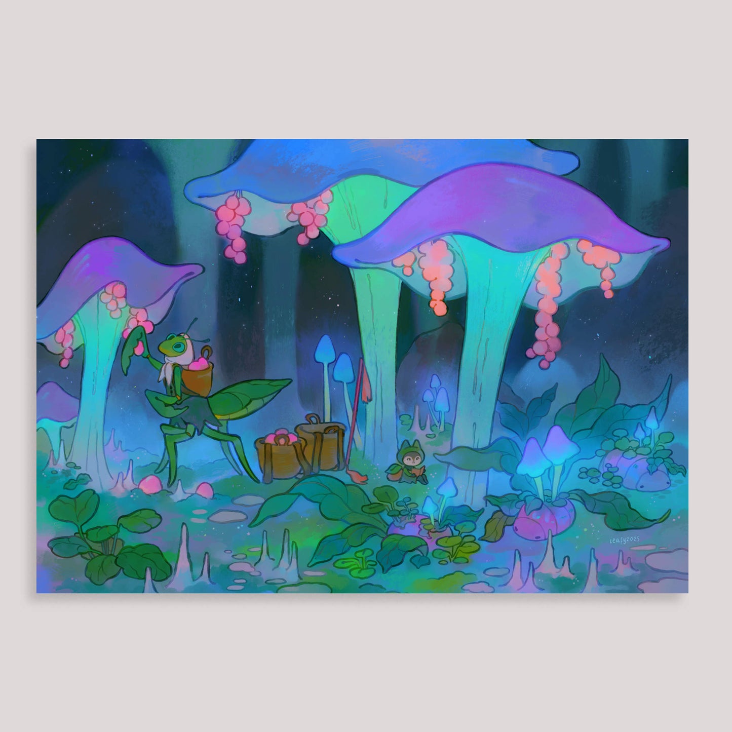 Glowing Grotto Print