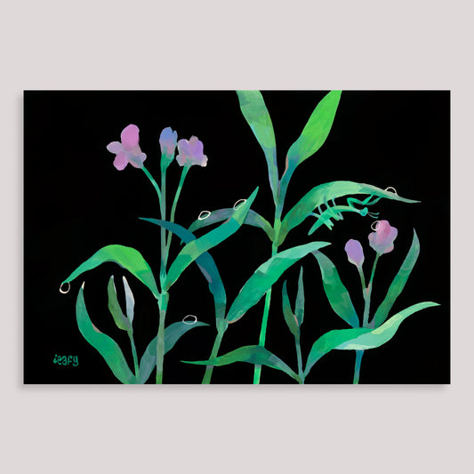 Grass Flowers Print