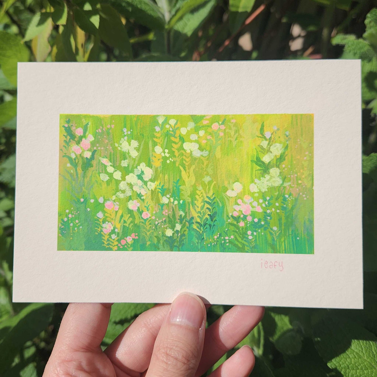 Grassy Mini Archival Artwork Print