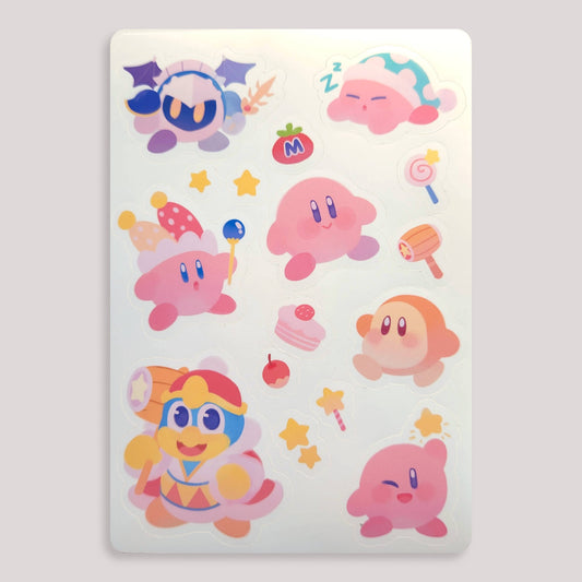 Kirby Sticker Sheet