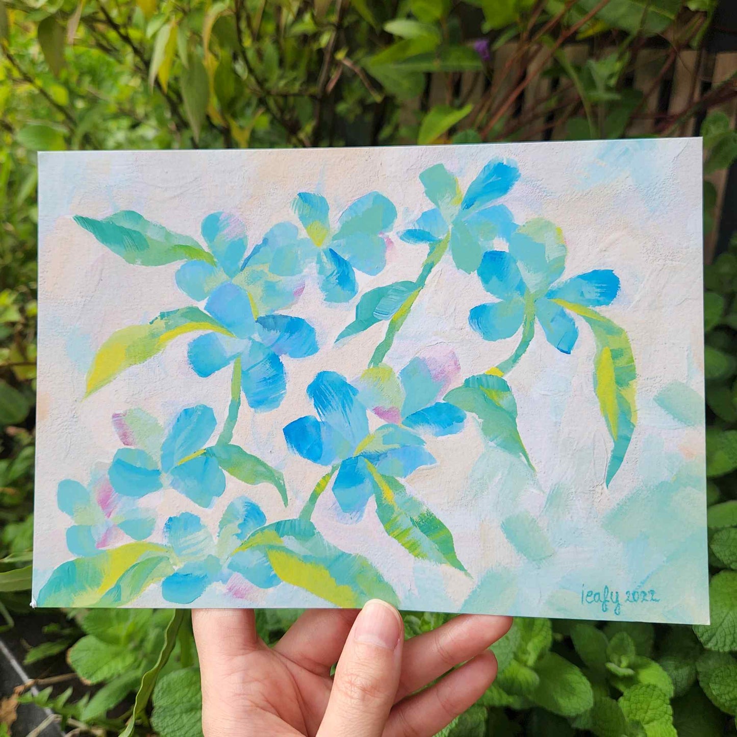 Larimar Bloom Print