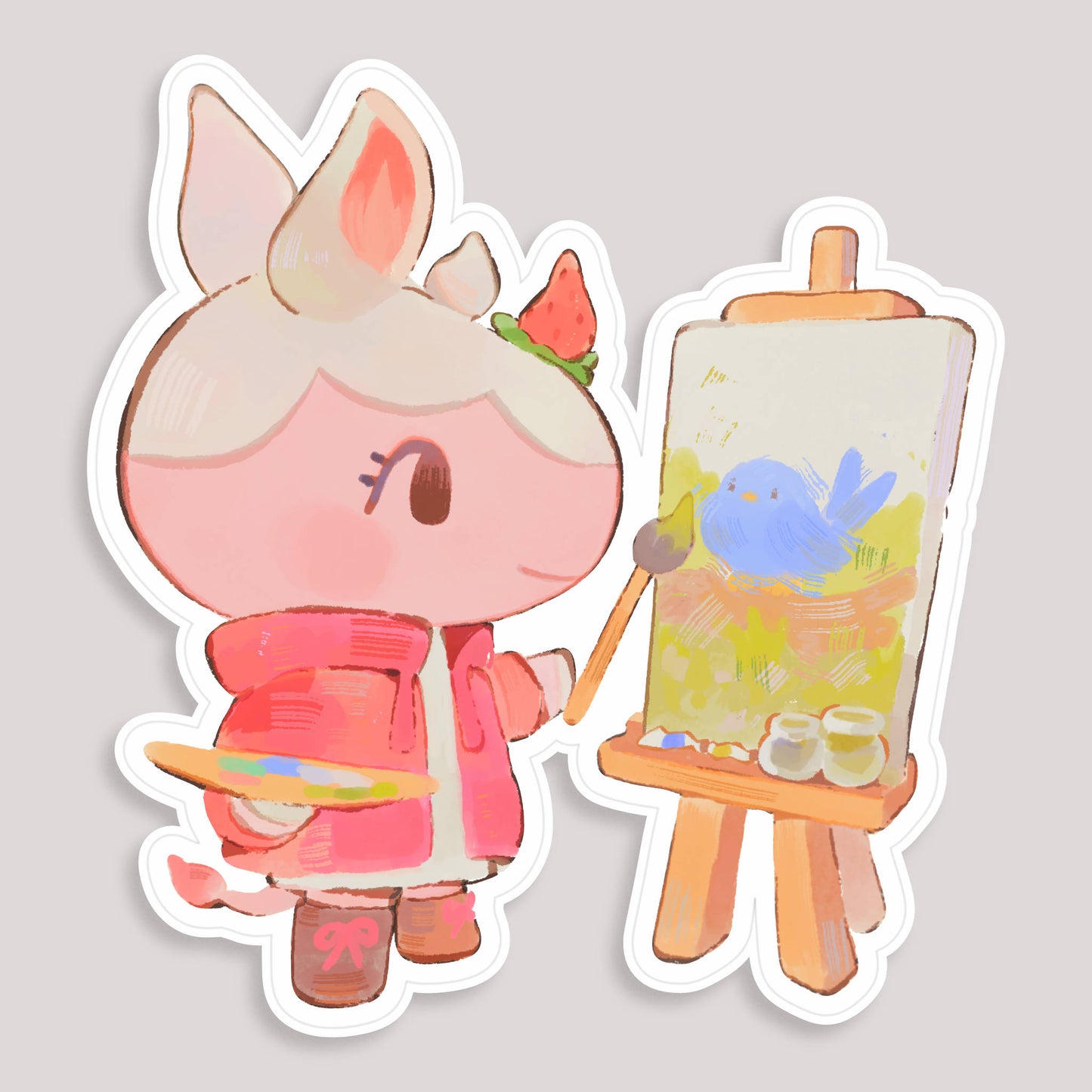 Meringue Painting Sticker