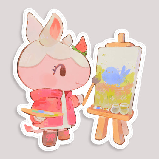 Meringue Painting Sticker