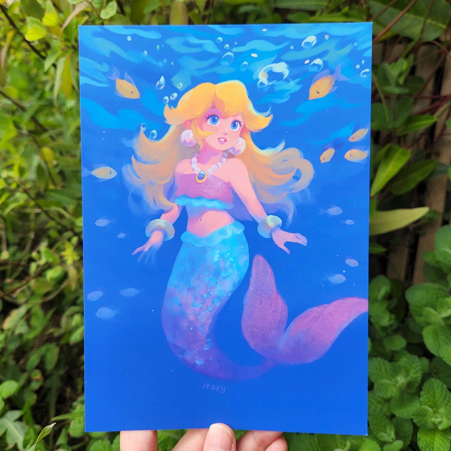 Mermaid Peach Print