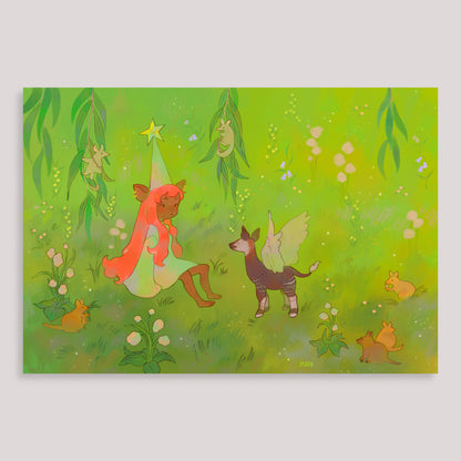 Okapi Fairytale Print