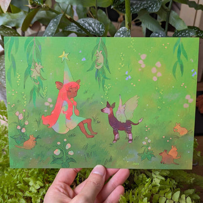 Okapi Fairytale Print