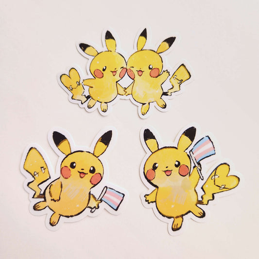 Pride Pikachu Stickers