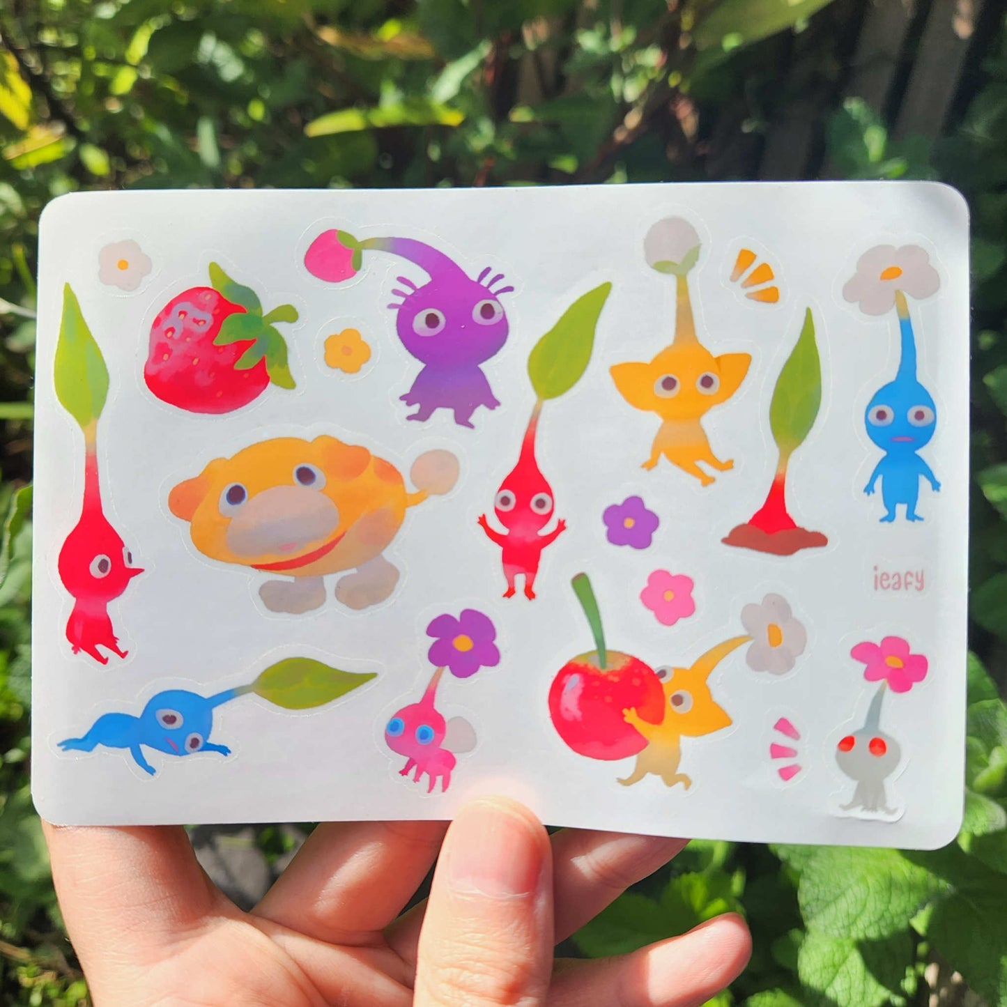 Pikmin Sticker Sheet