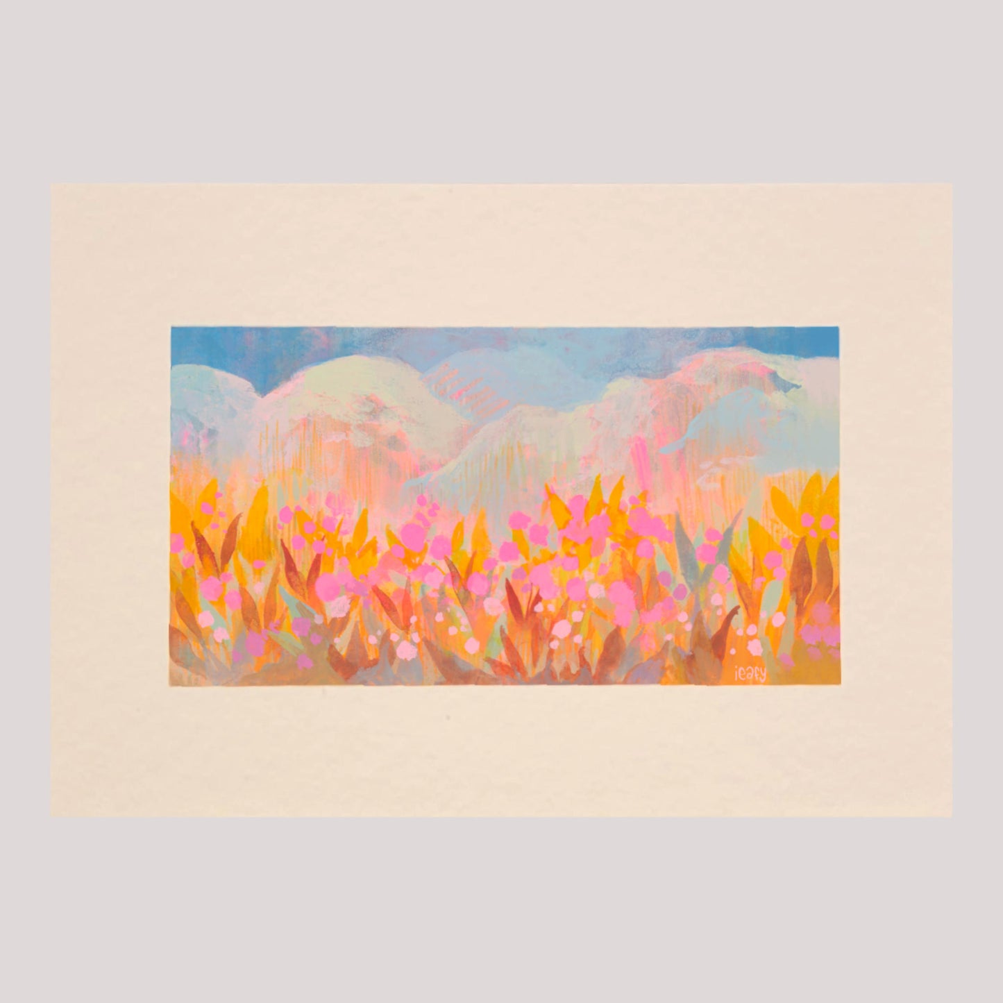 Pink Clouds Mini Archival Artwork Print