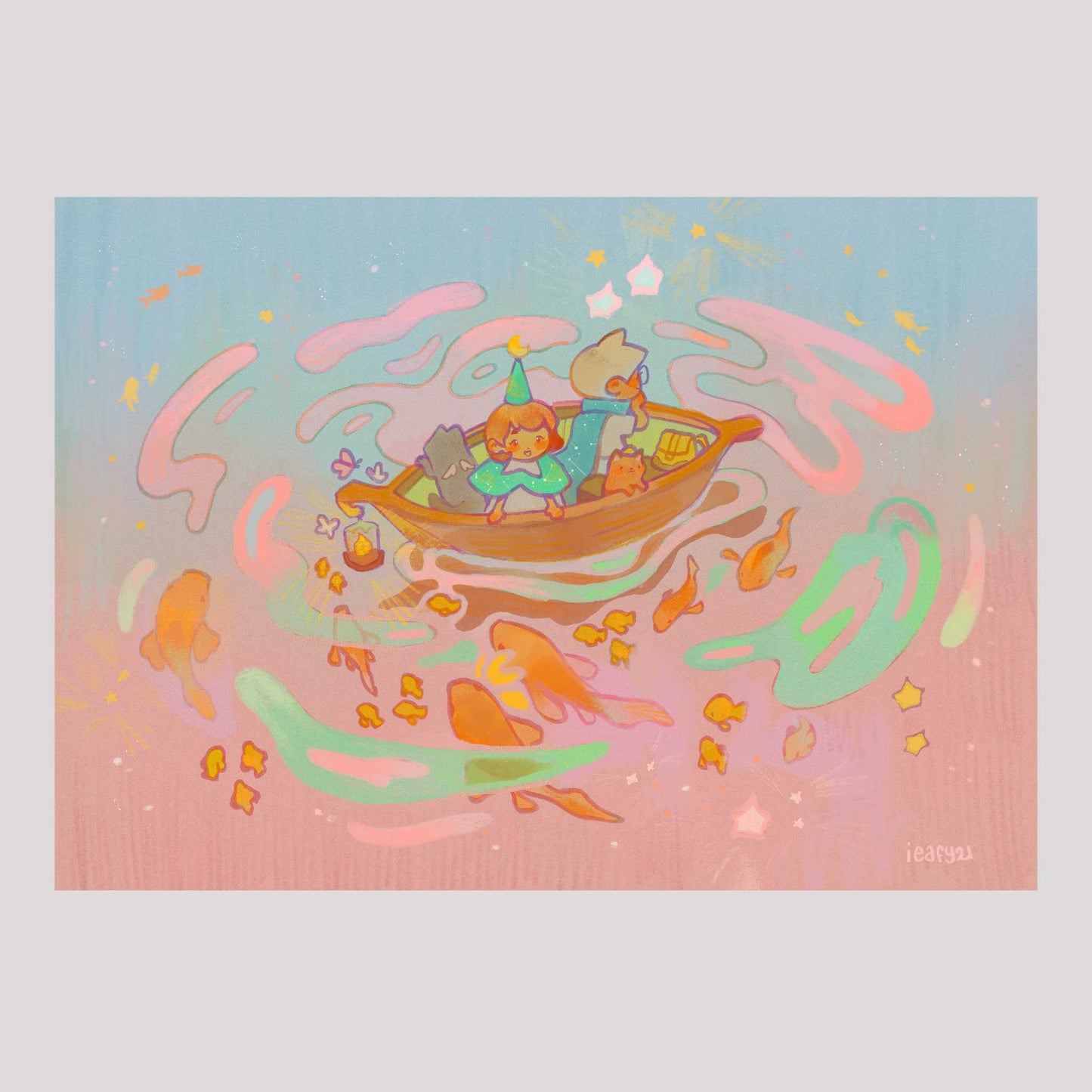 Pink Lake Print