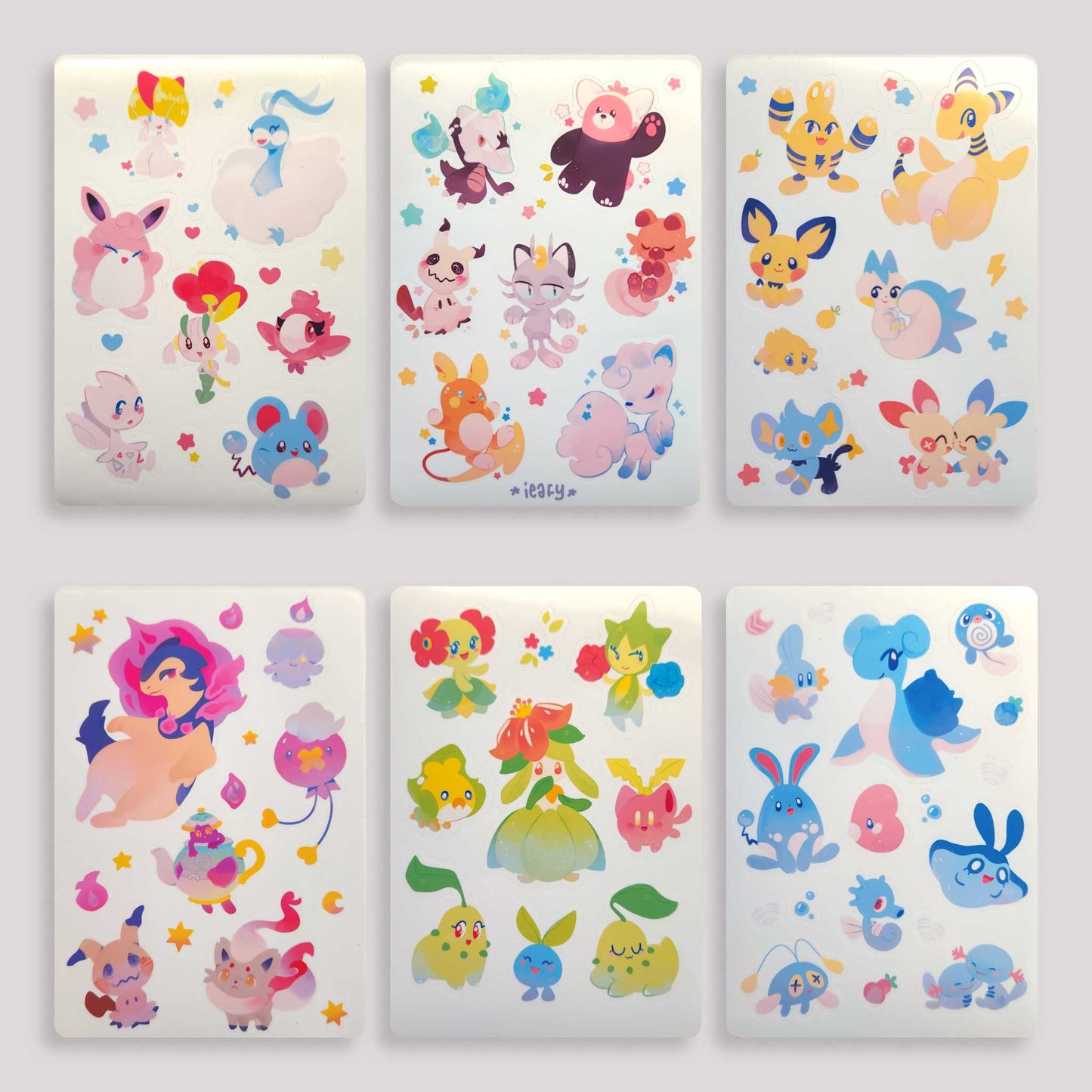 Pkmn Sticker Sheets