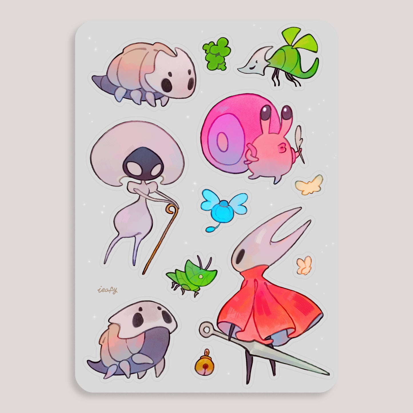 Hollow Knight Silksong Sticker Sheets