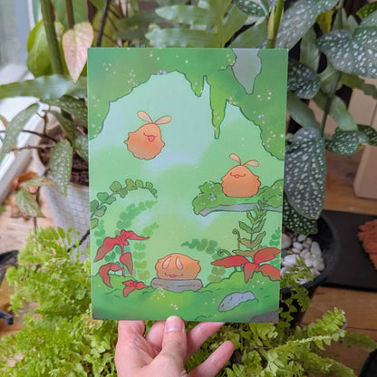 Hollow Knight Silksong Fleas Terrarium Print