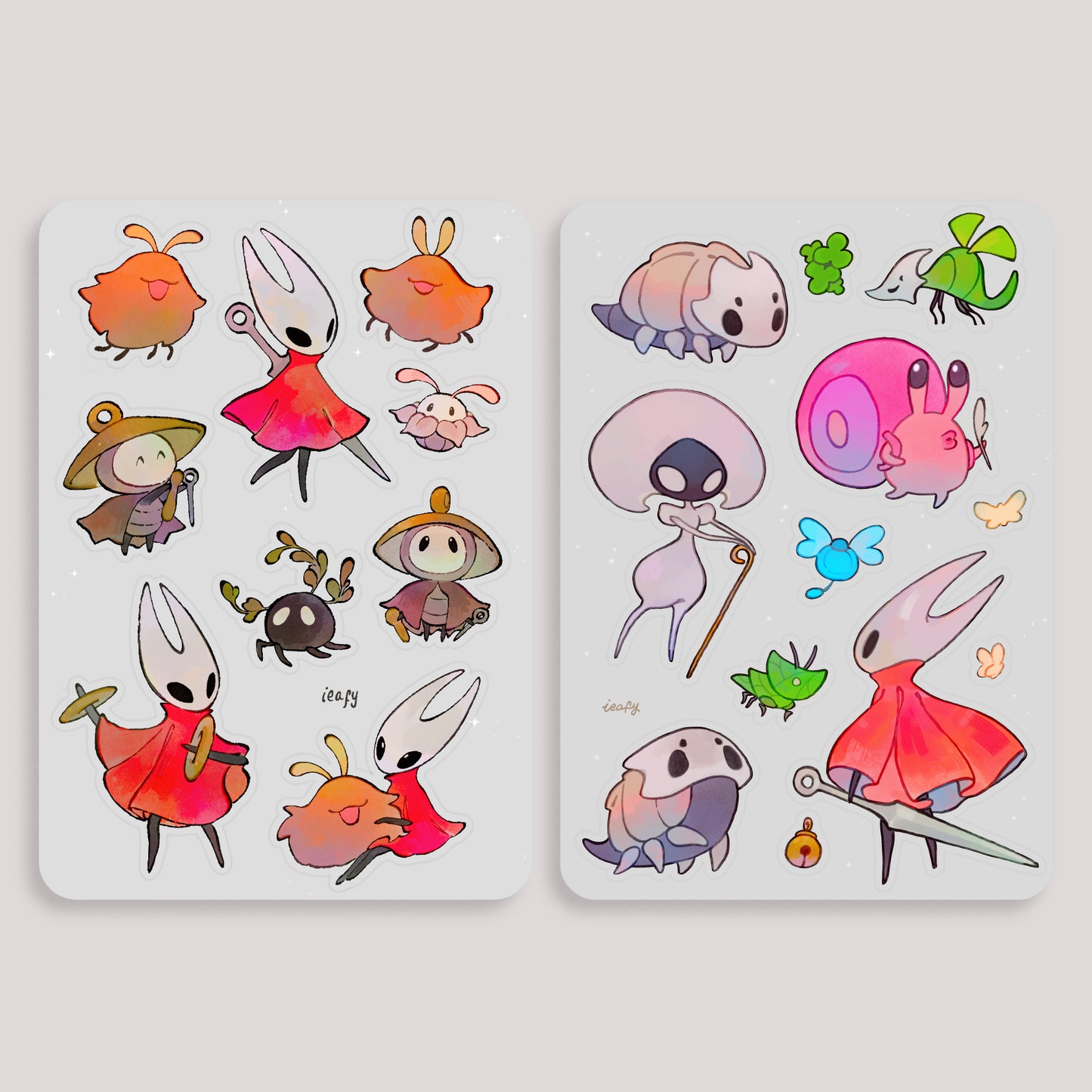 Hollow Knight Silksong Sticker Sheets