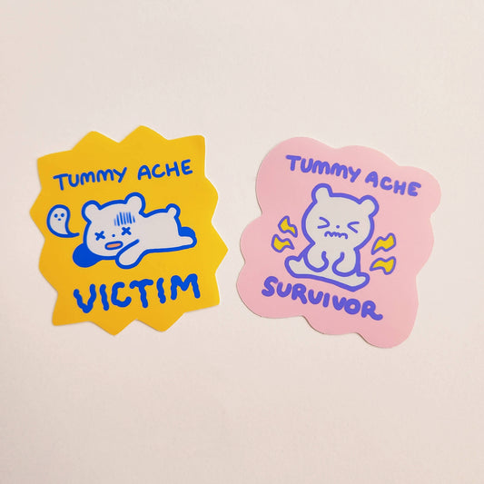 Tummy Ache Stickers