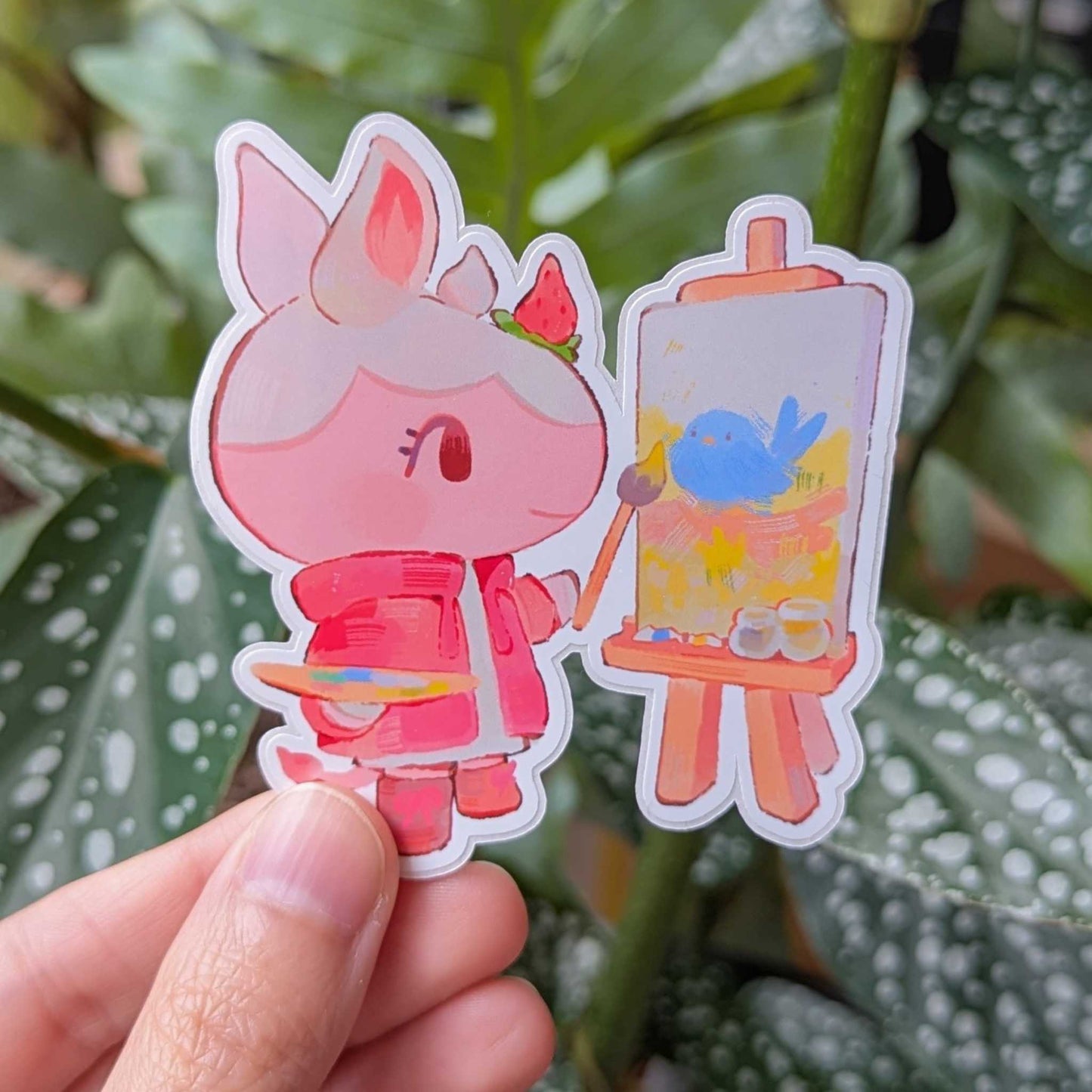 Meringue Painting Sticker