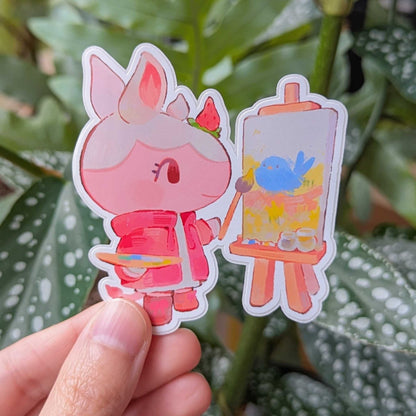 Meringue Painting Sticker