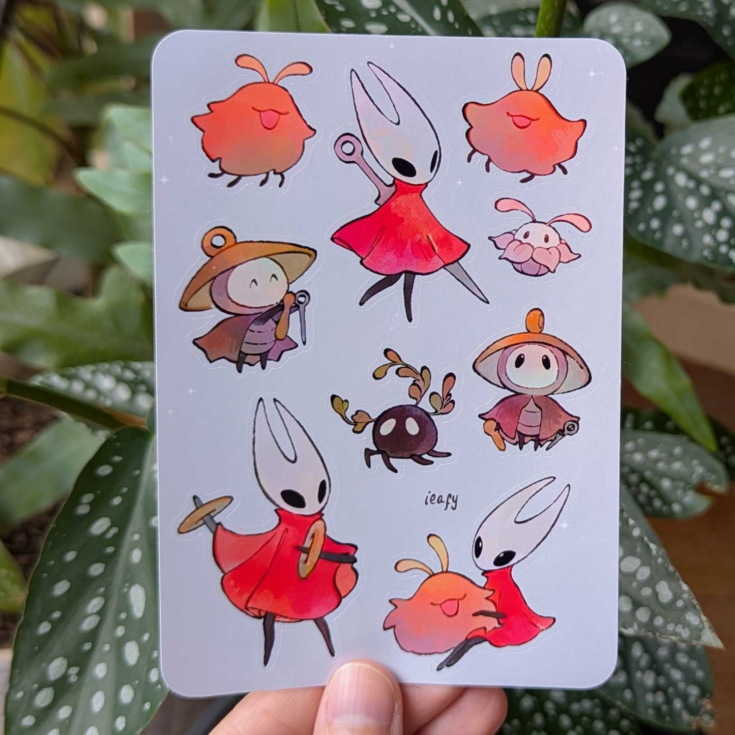 Hollow Knight Silksong Sticker Sheets